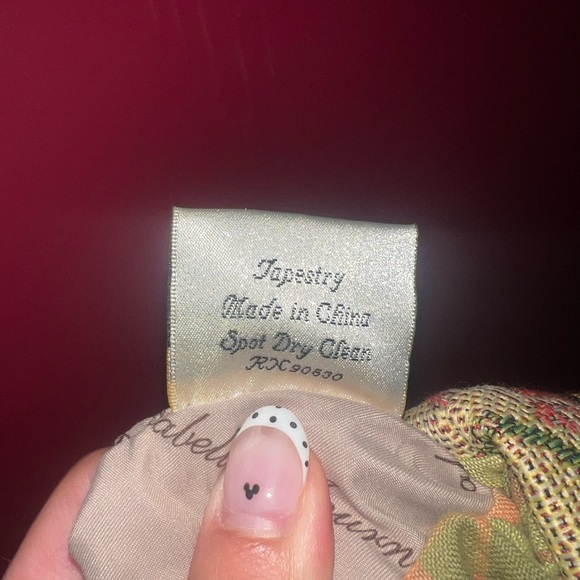 Isabella’s Journey Red and Green Floral Mini Shoulder Tote Bag - Picture 6 of 6